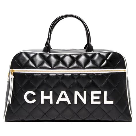 chanel duffle bag white|Chanel transparent tote bag.